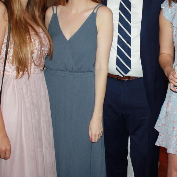 Lost in Paradise Slate Grey Maxi Dress
Lulus - Picture 8 of 8